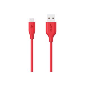Anker Powerline Micro USB Cable Red 3ft Anker Powerline Micro USB Cable Red 3ft
